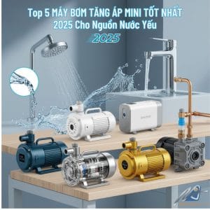 top 5 máy bơm tăng áp mini 2025