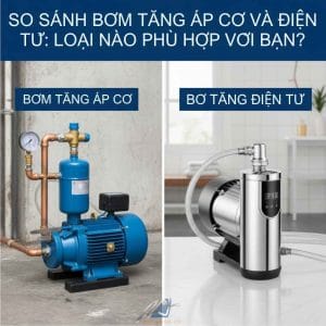 so sánh bơm tăng áp