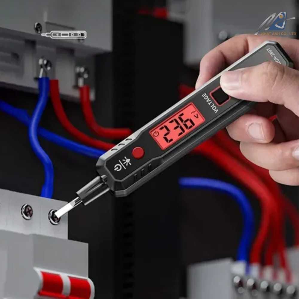 đo bằng dụng cụ bút thử điện