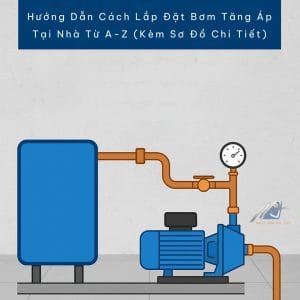 cách lắp bơm tăng áp