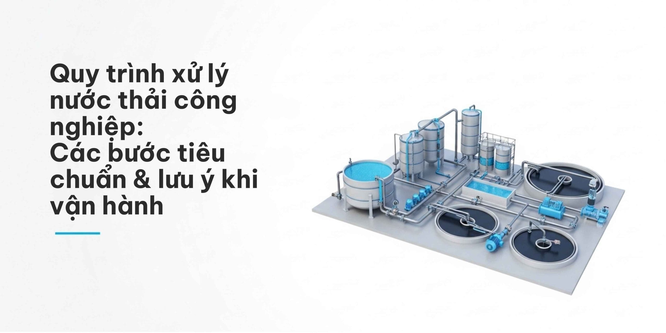 quy trình xử lý nước thải 