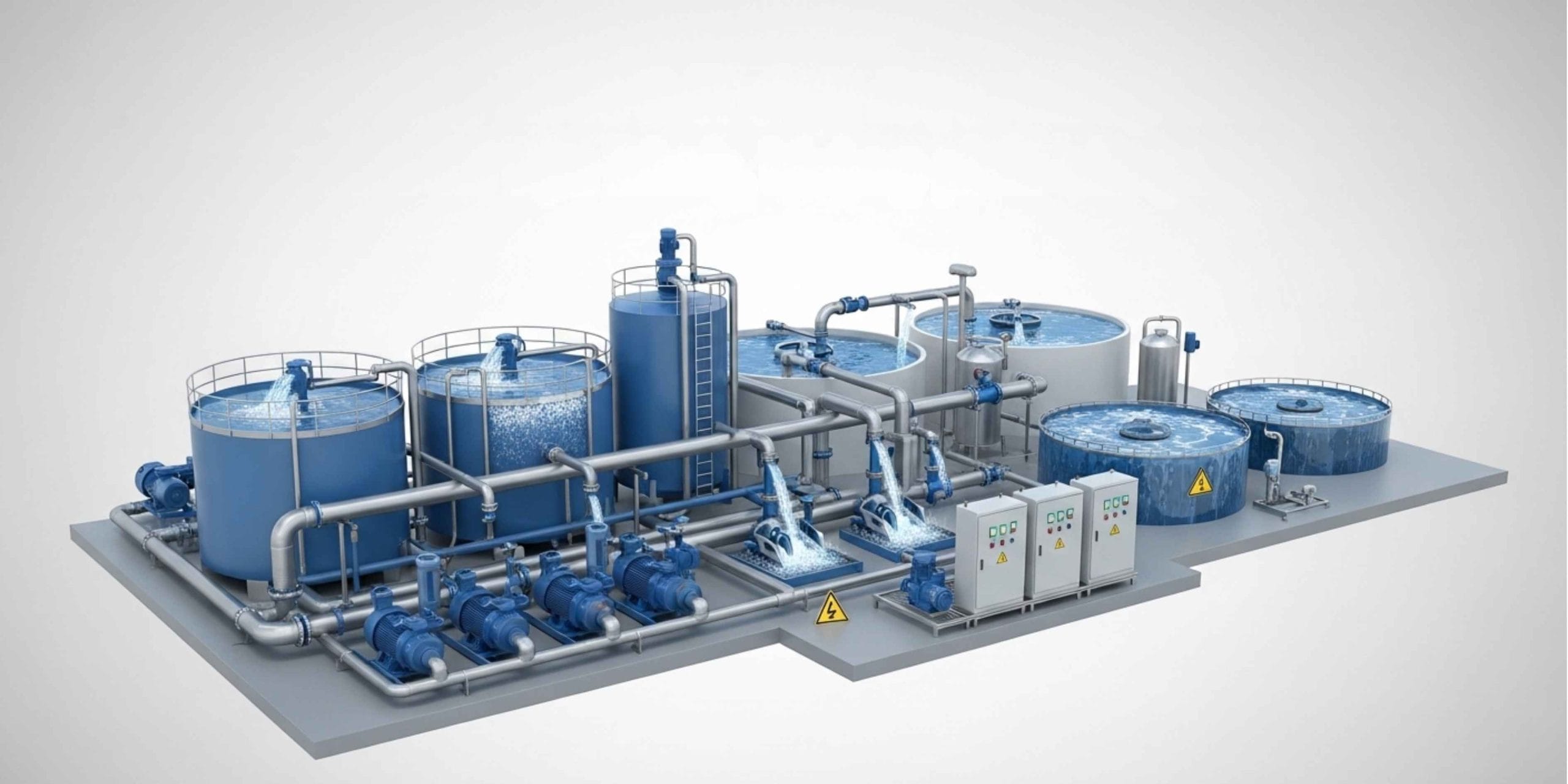 Bơm và dòng chảy không ổn định gây mất cân bằng hệ thống xử lý nước thải