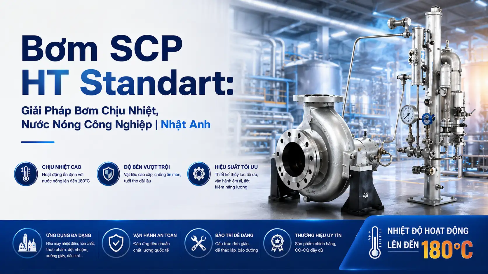 Bơm SCP Bơm nước nóng