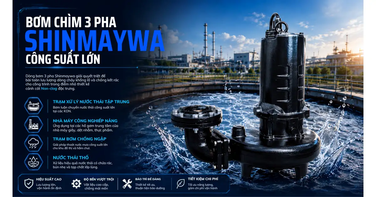 Nhật Anh đơn vị cung cấp bơm Shinmaywa