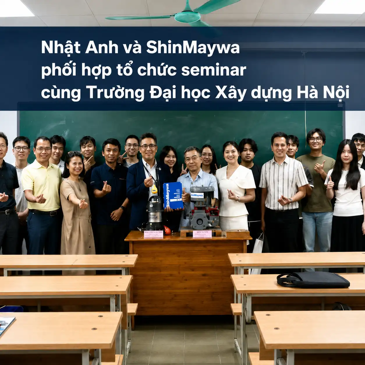 Công ty TNHH Nhật Anh seminar về bơm và máy thổi khí